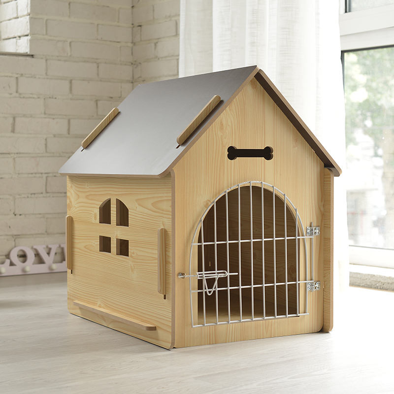 Outdoor Furniture Durable - Custom Wooden Dog House Indoor Outdoor
