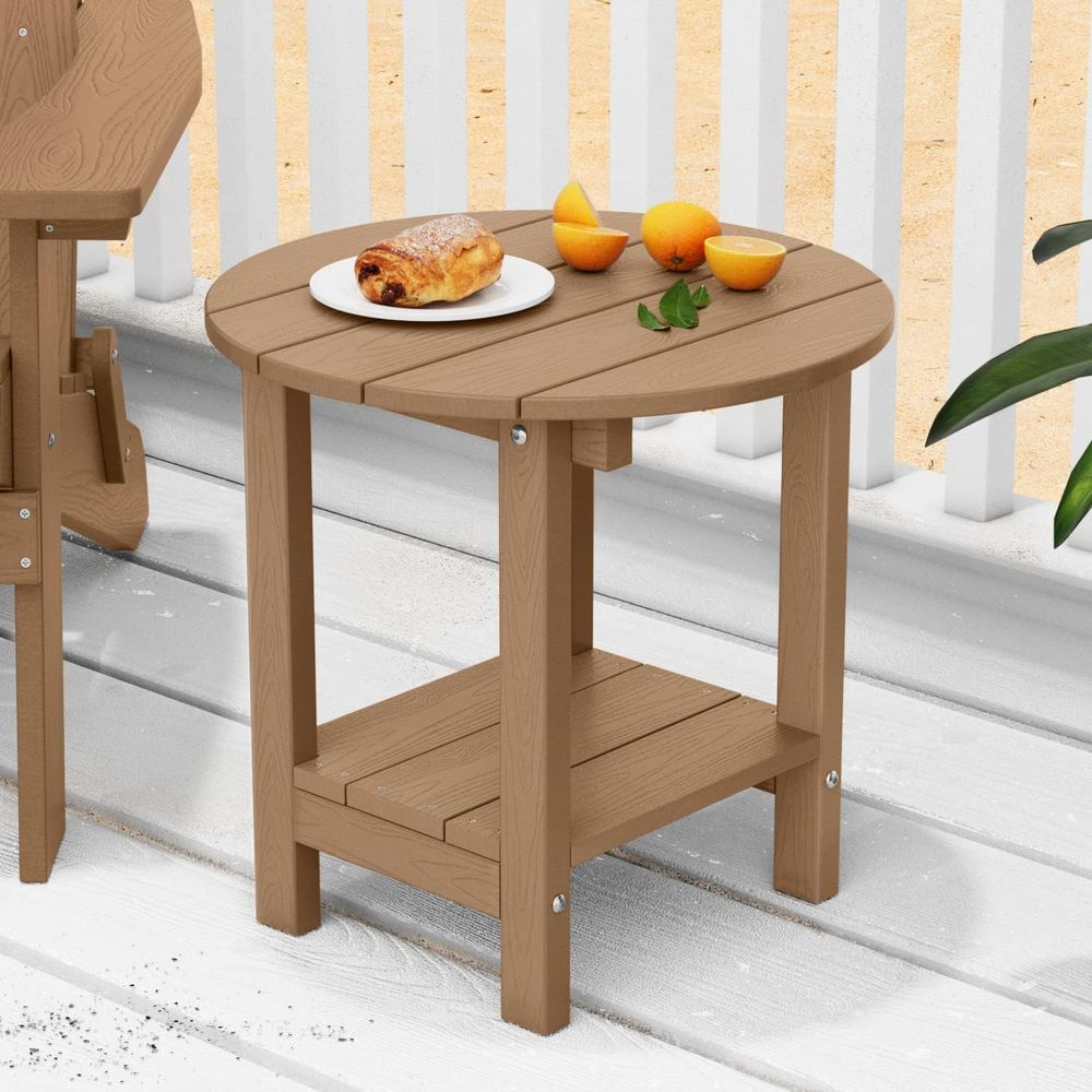 Outdoor 18 Inch Side Table wit - Outdoor Furniture Patio review and price
