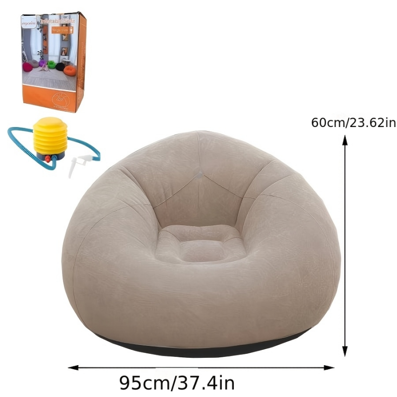 2-Piece Inflatable Bean Bag Se - Outdoor Furniture Durable review and price