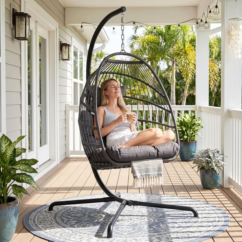 Durable Outdoor Hanging Egg Ch - Hanging Egg Chair review and price