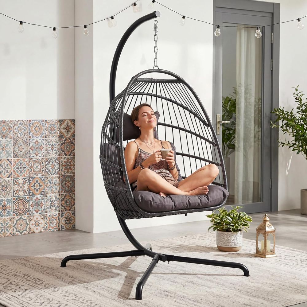Durable Outdoor Hanging Egg Ch - Hanging Egg Chair review and price