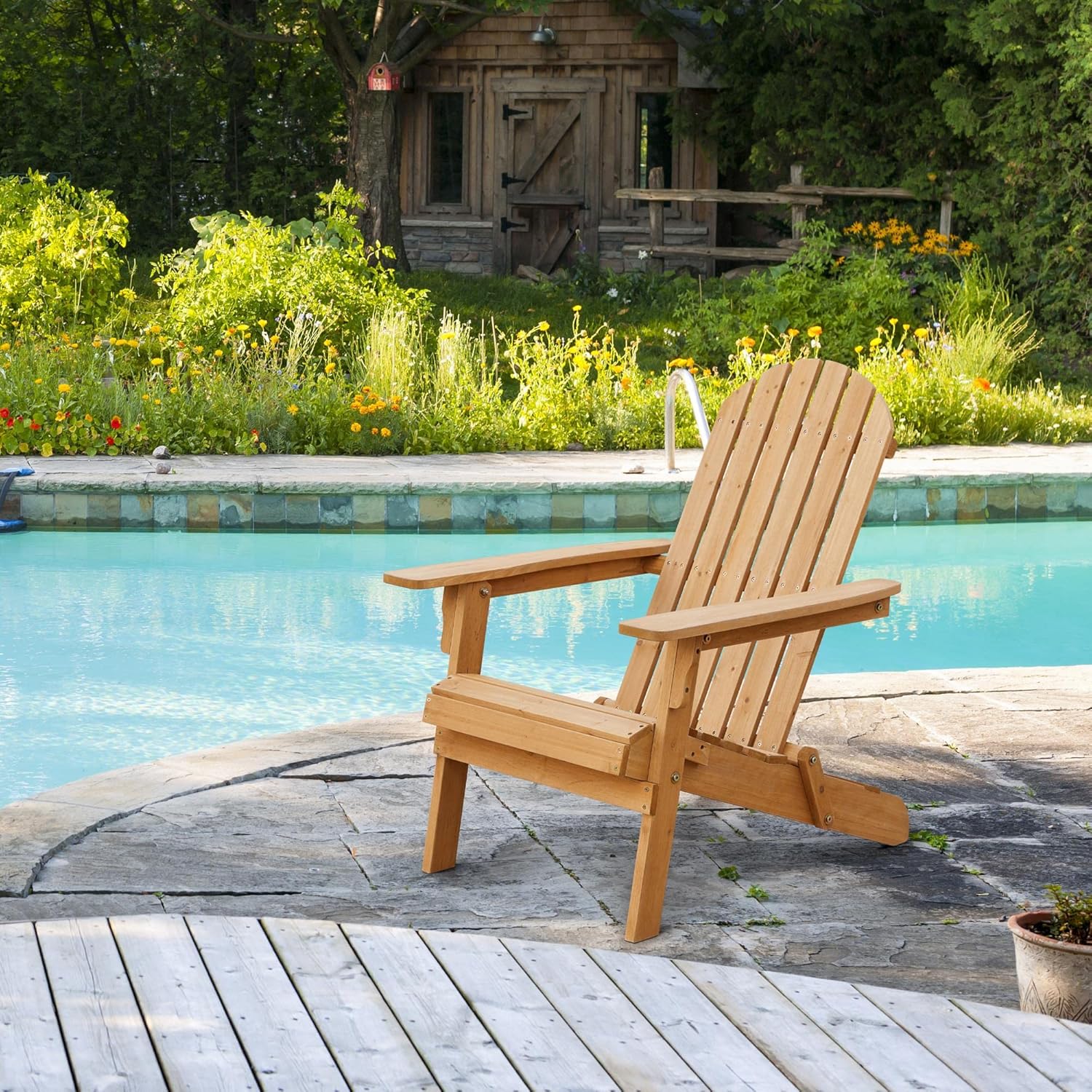 Folding Adirondack Chair Set o - Adirondack Chair Wood review and price