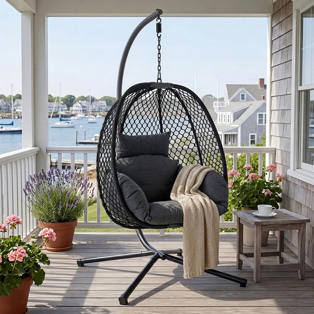 Egg Chair Outdoor with Stand,  - Hanging Egg Chair review and price