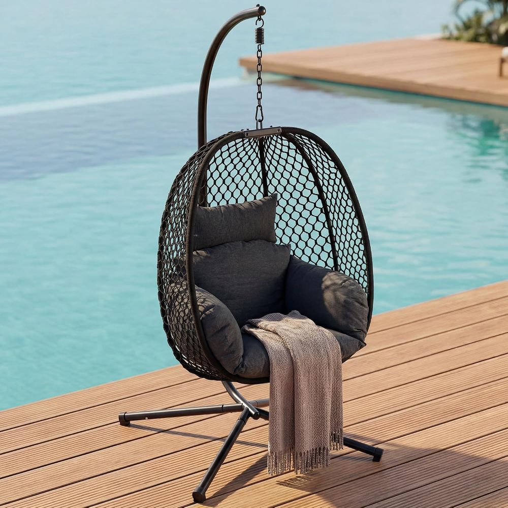Egg Chair Outdoor with Stand,  - Hanging Egg Chair review and price