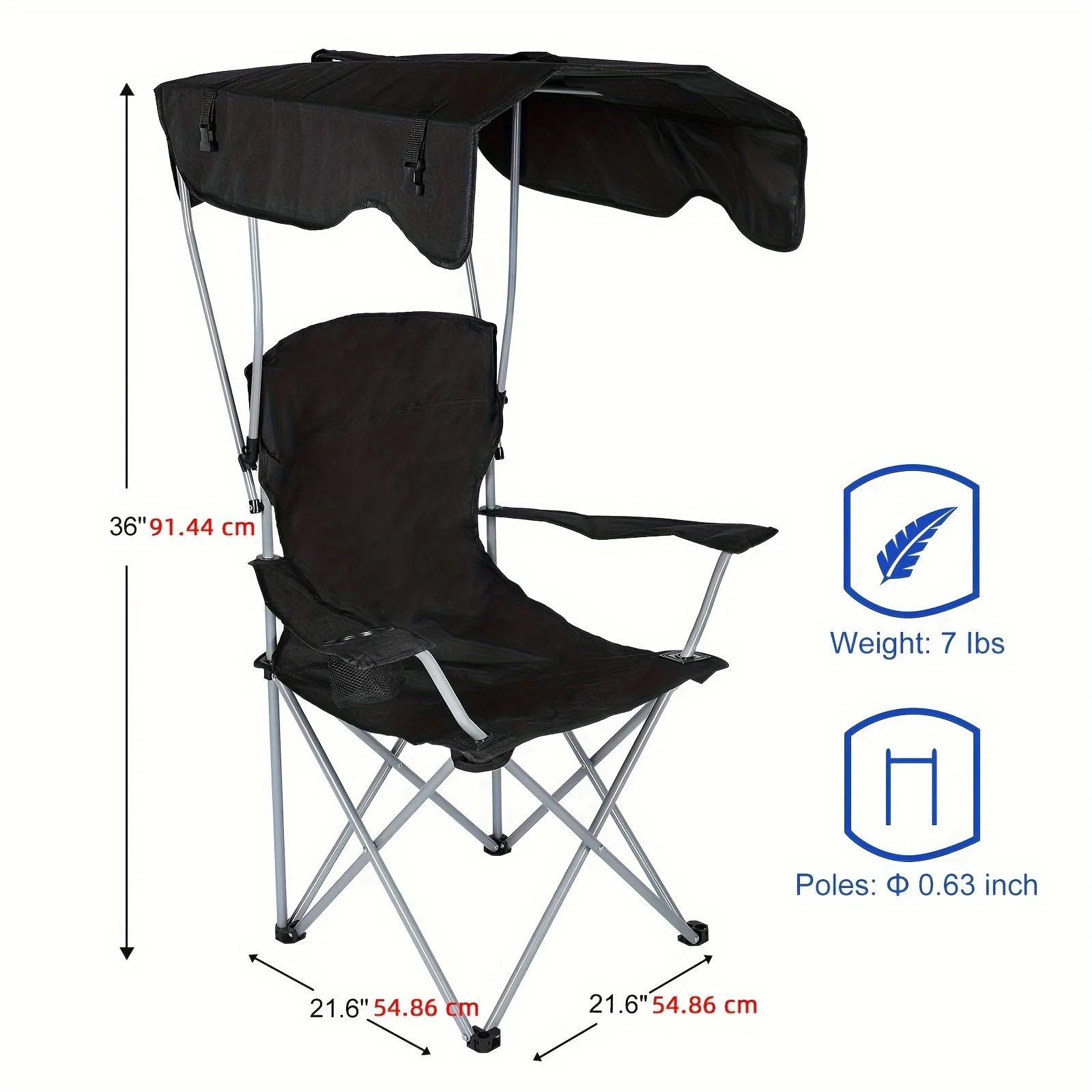 Canopy Lounge Chair with Sunsh - Outdoor Furniture Diy Plans review and price