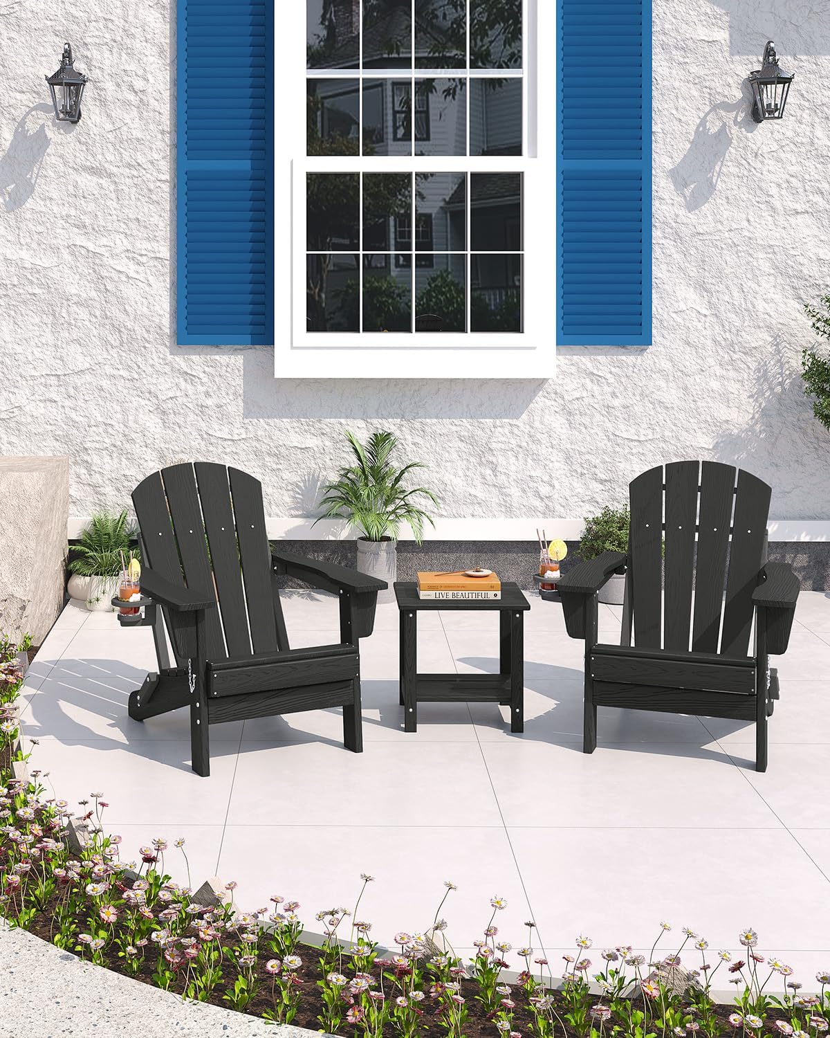 Folding Adirondack Chair HDPE  - Adirondack Chair Wood review and price