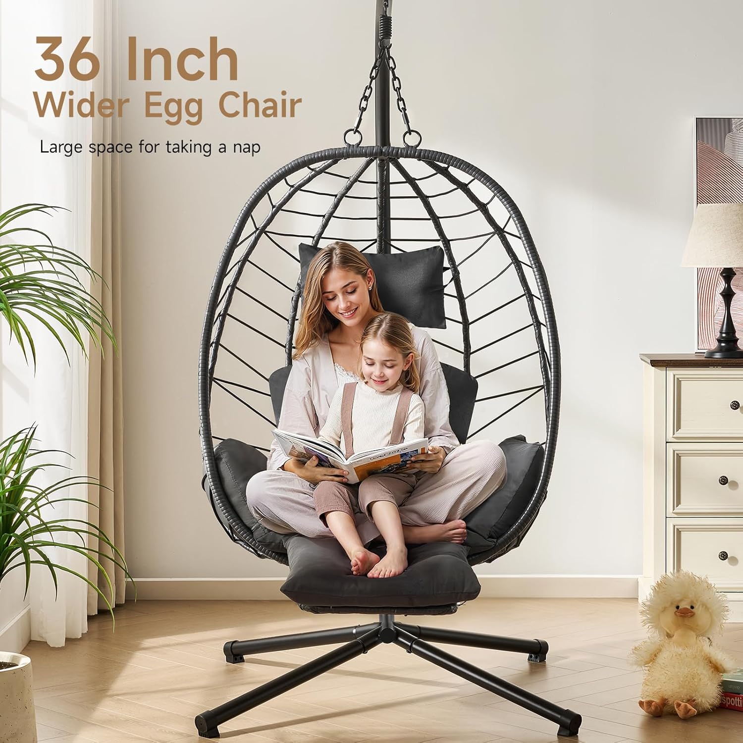 Hanging Egg Chair with Adjusta - Hanging Egg Chair review and price