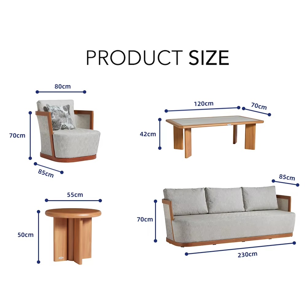 Modern Outdoor Aluminum Sofa G - Outdoor Furniture Quality review and price
