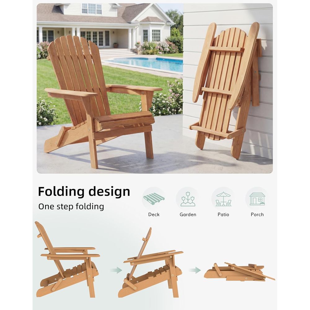 Classic 4-Piece Adirondack Cha - Adirondack Chair Wood review and price
