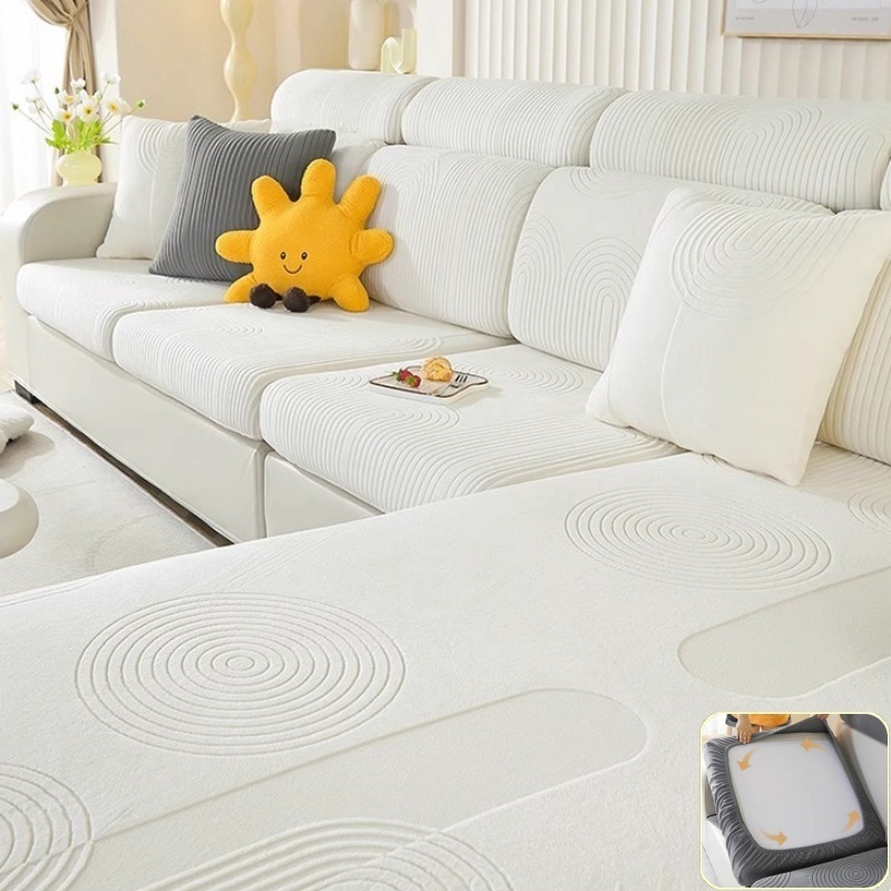Elastic Jacquard Velvet Sofa C - Outdoor Furniture Plus review and price