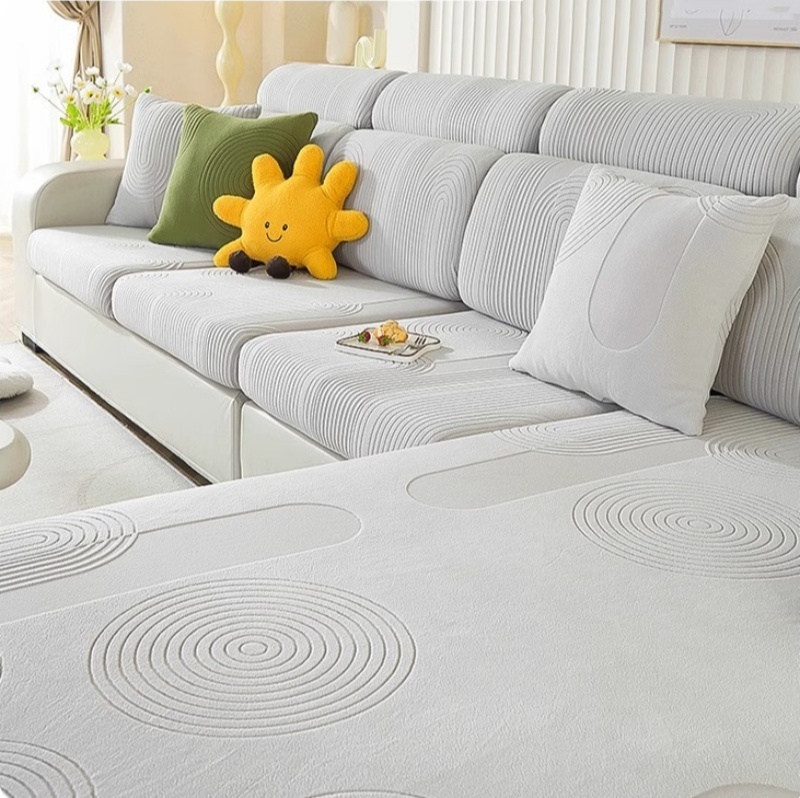 Elastic Jacquard Velvet Sofa C - Outdoor Furniture Plus review and price