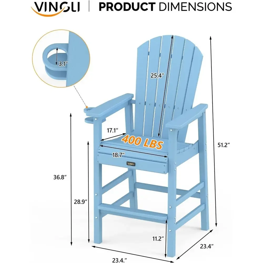 Set of 2 Weather-Resistant Pla - Adirondack Chair Wood review and price