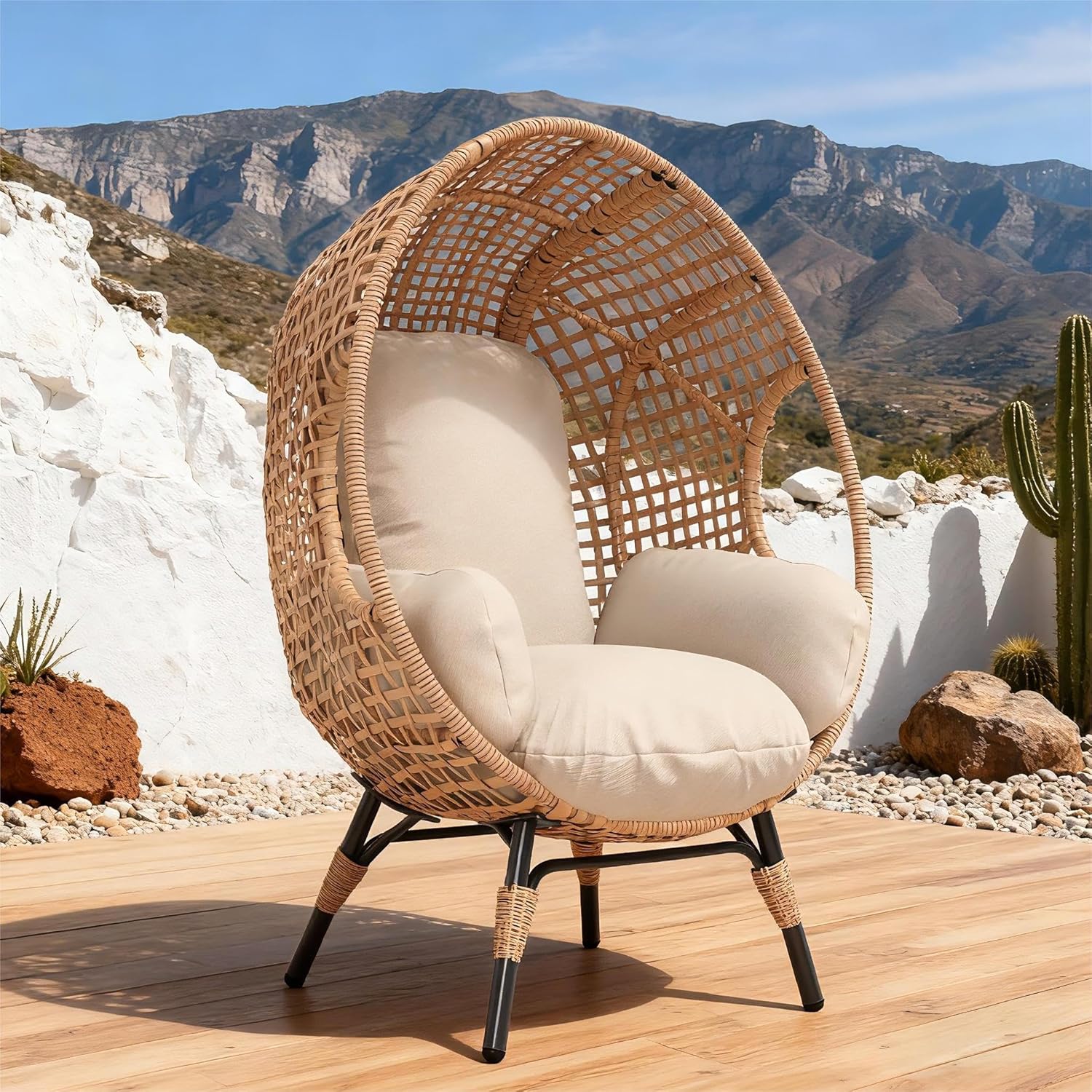 Elegant Arc Back Hanging Egg C - Hanging Egg Chair review and price