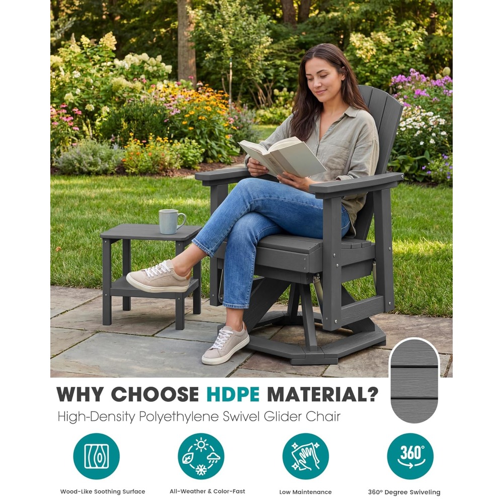 Adirondack Swivel Glider Chair - Adirondack Chair Wood review and price