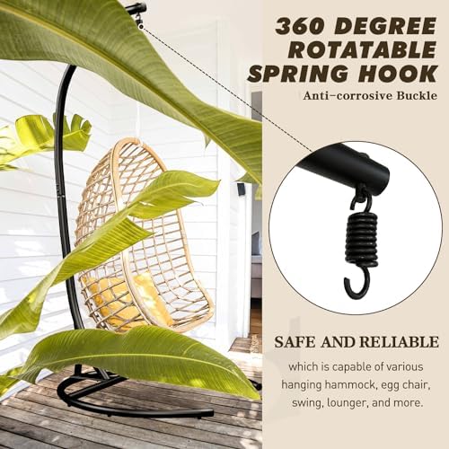 Hammock Stand ONLY, 300lbs Cap - Hanging Egg Chair review and price