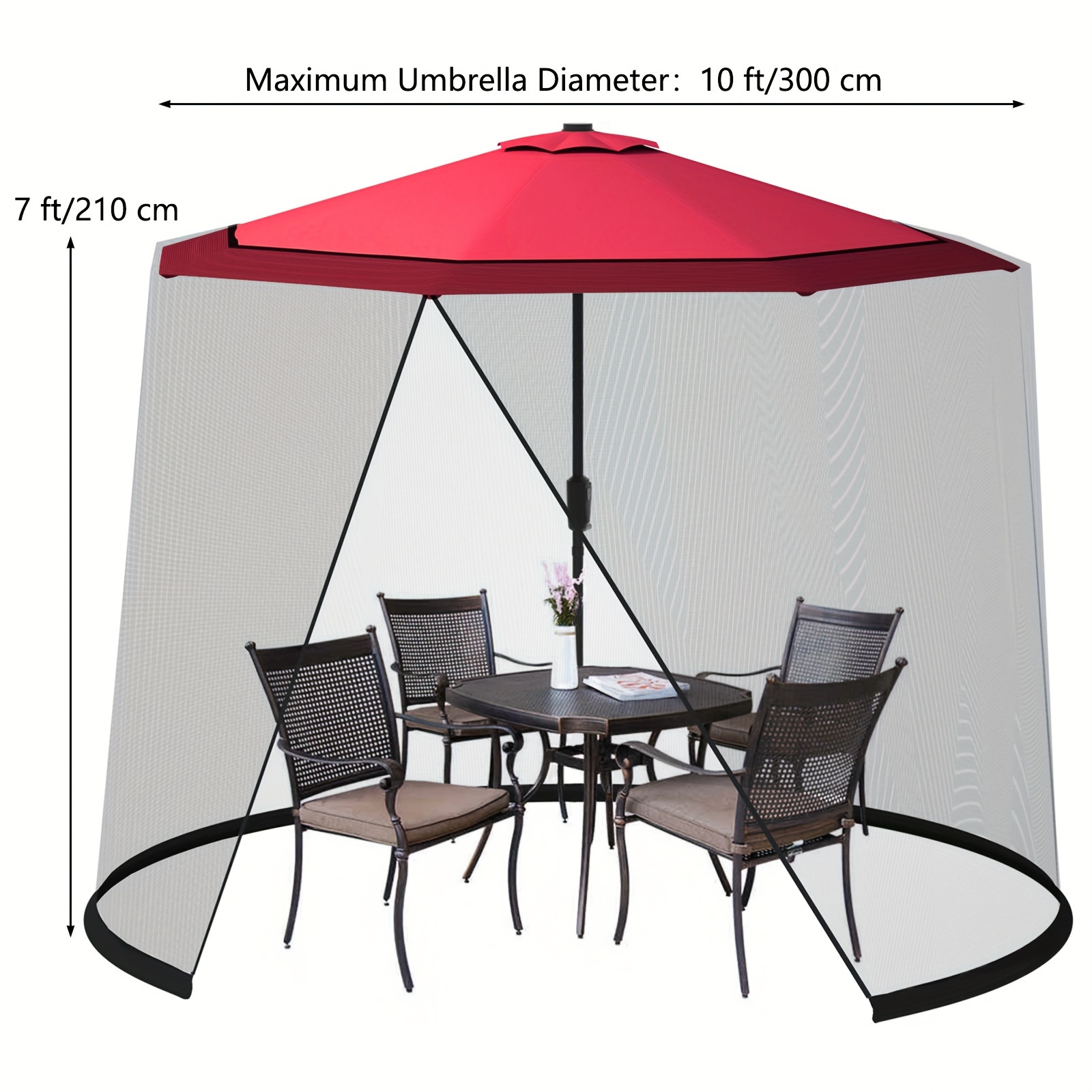 9FT 10FT Patio Umbrella Mosqui - Outdoor Furniture Patio review and price