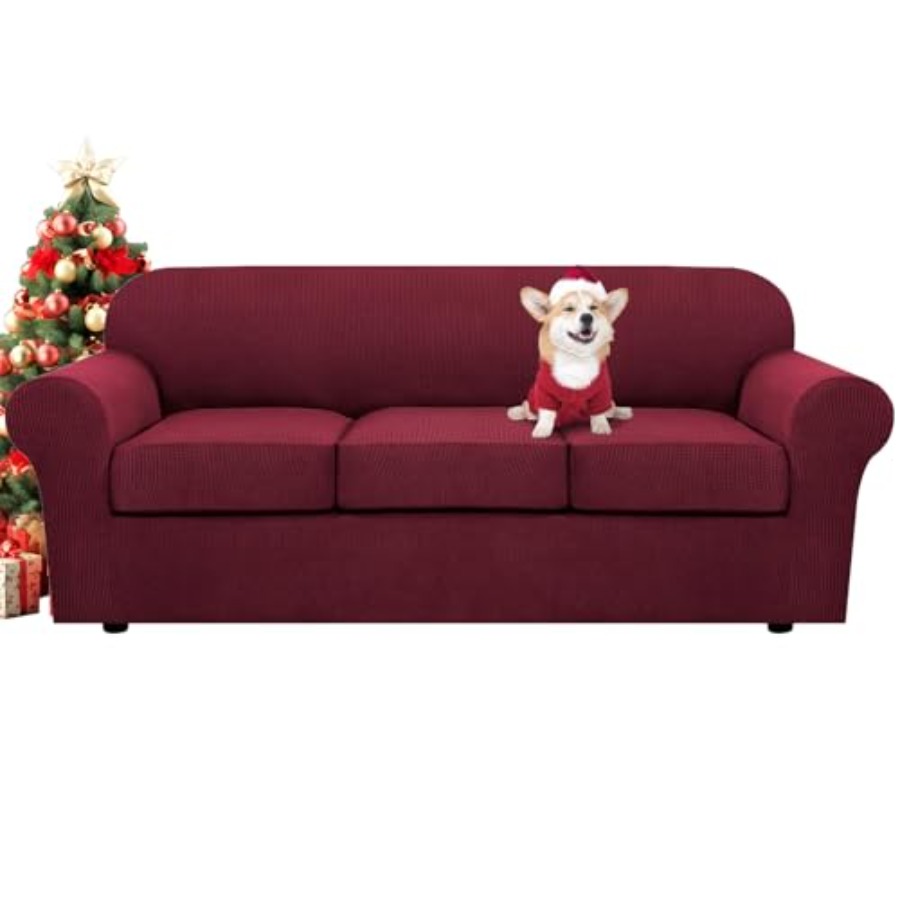 4 Pcs Stretch Sofa Covers for  - Outdoor Furniture Plus review and price